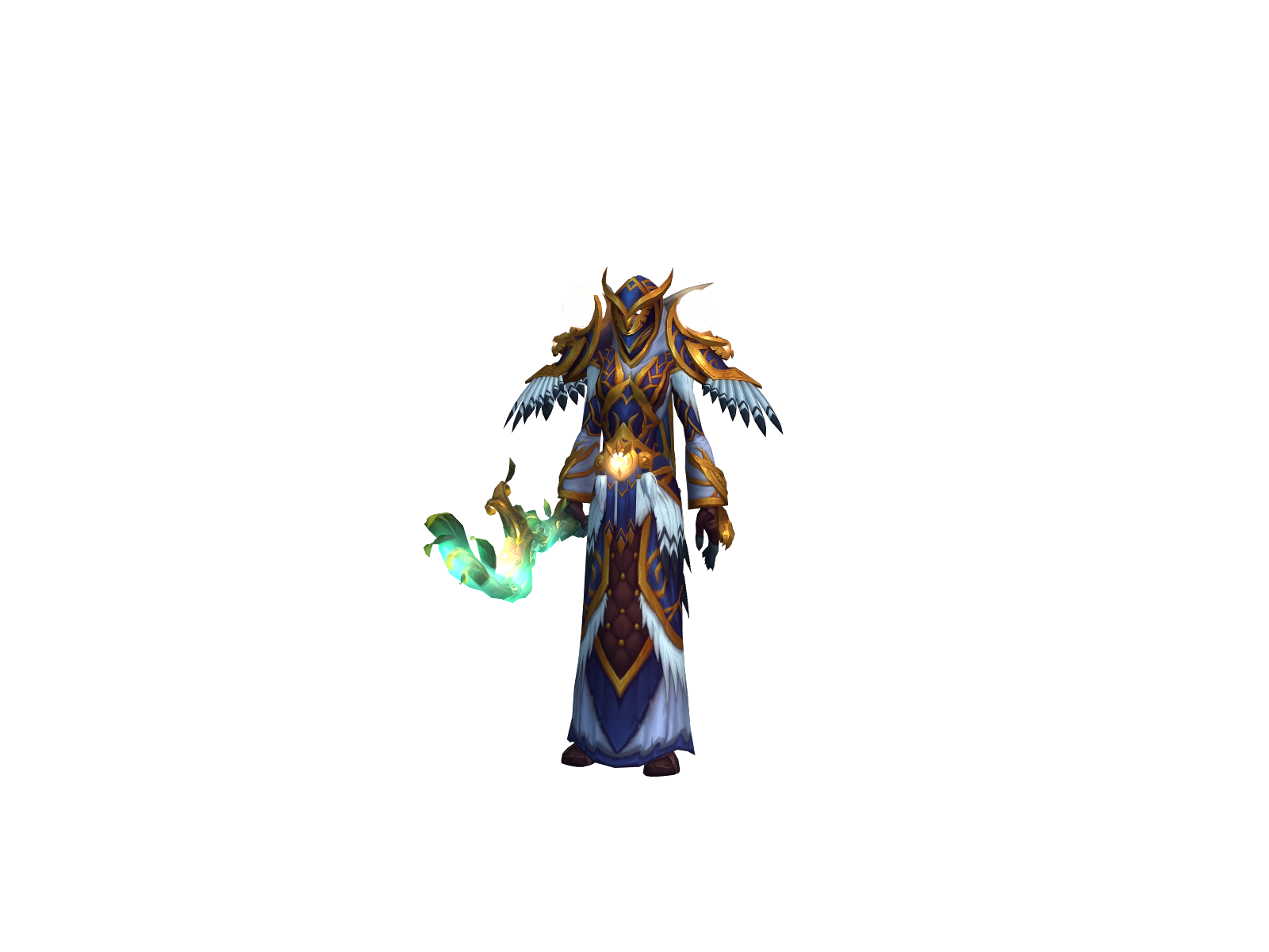 Sideways 3D character render