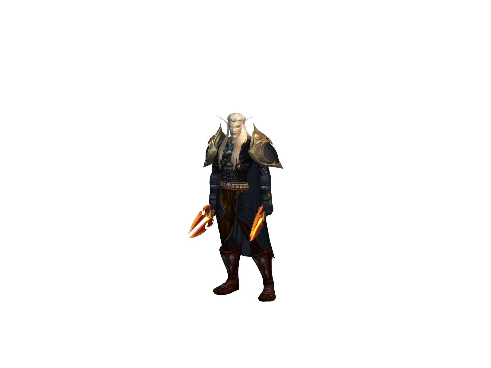 Plugged 3D character render
