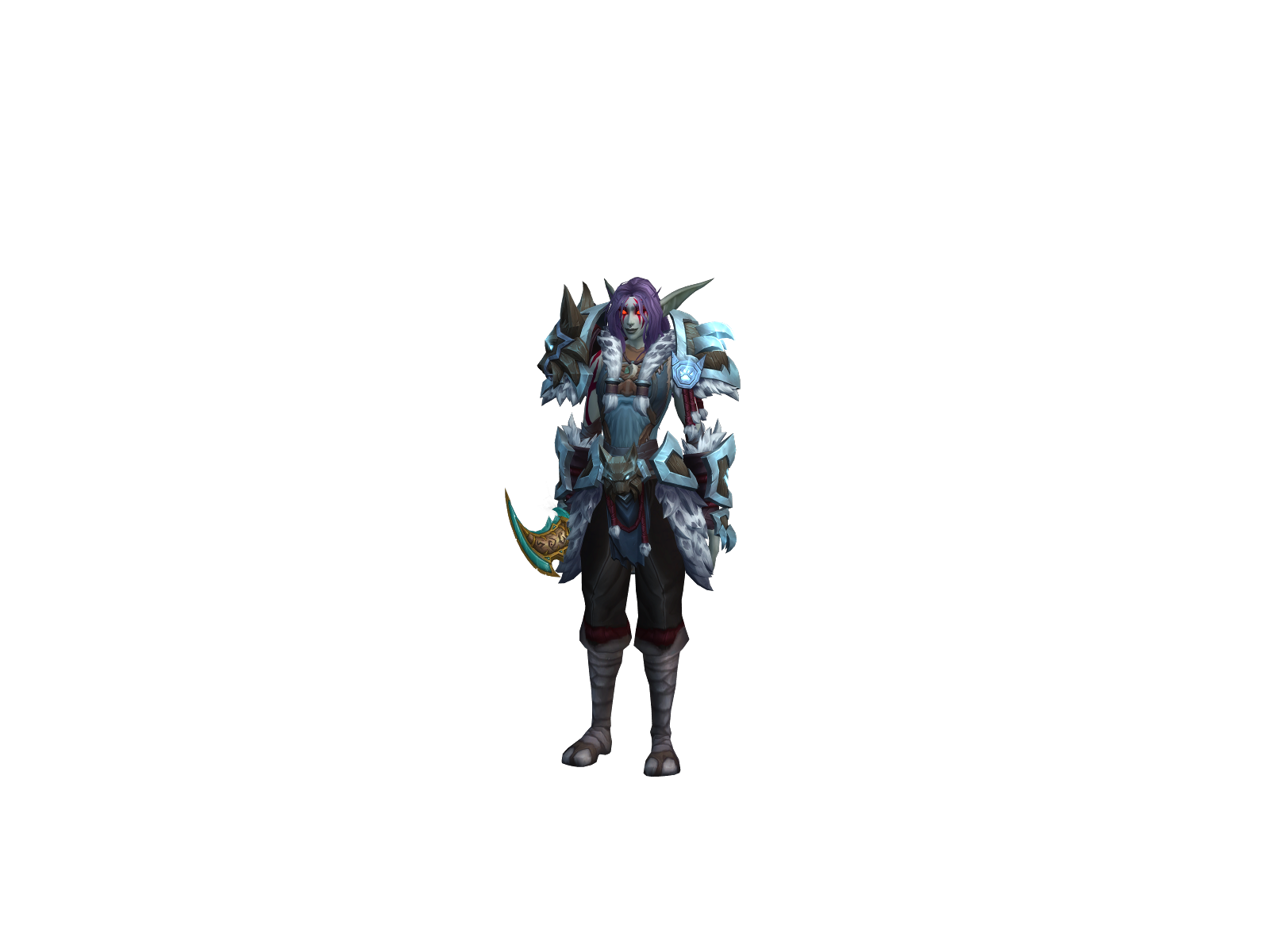 Rank 3D character render