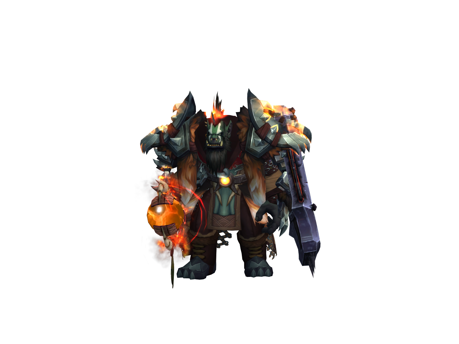 Purpose 3D character render