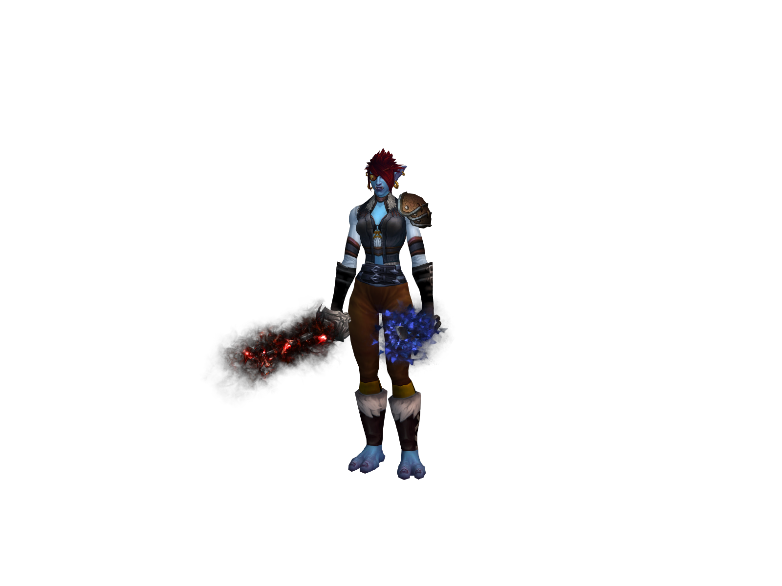Dranzdervish 3D character render