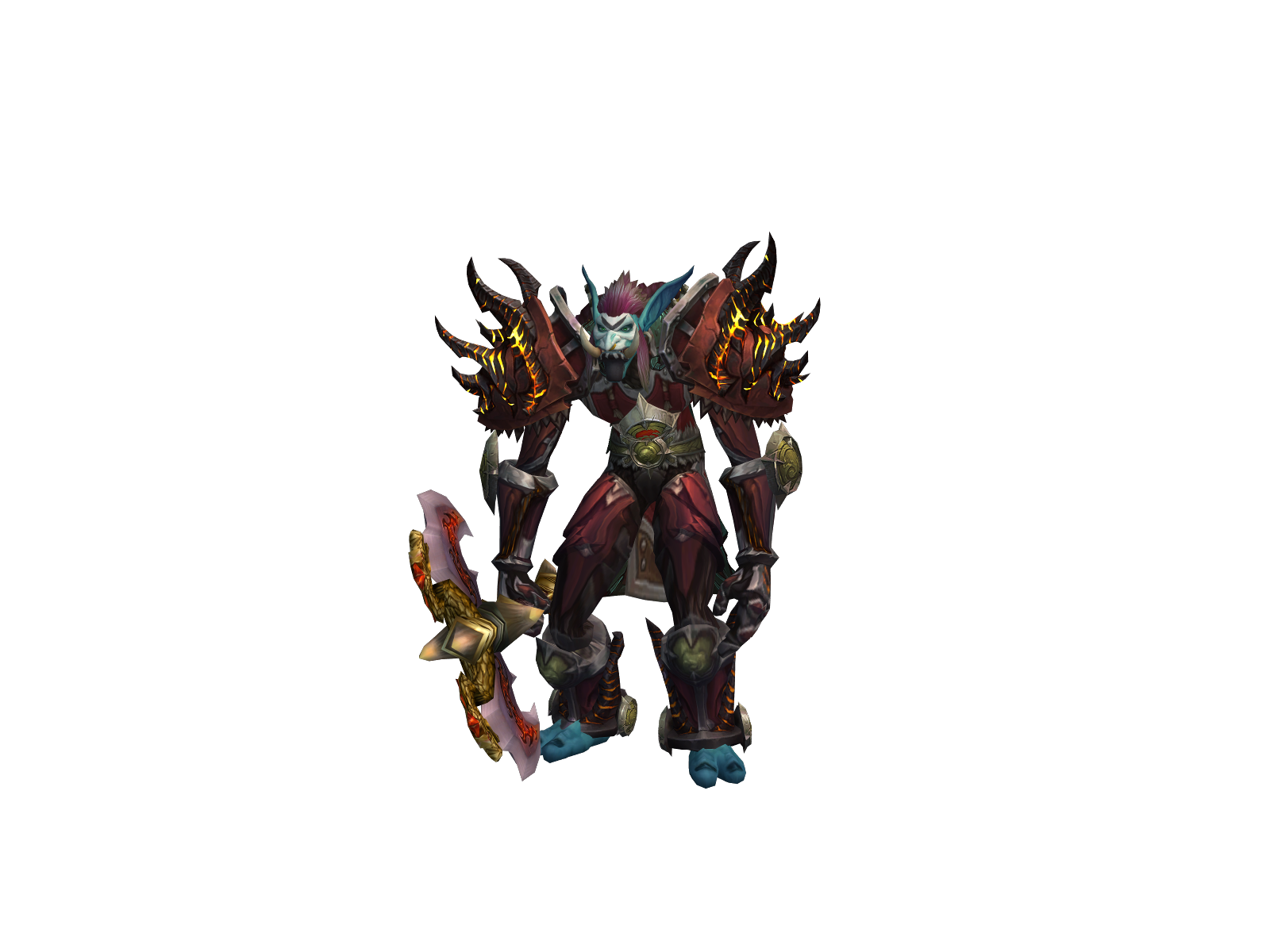 Oleslick 3D character render
