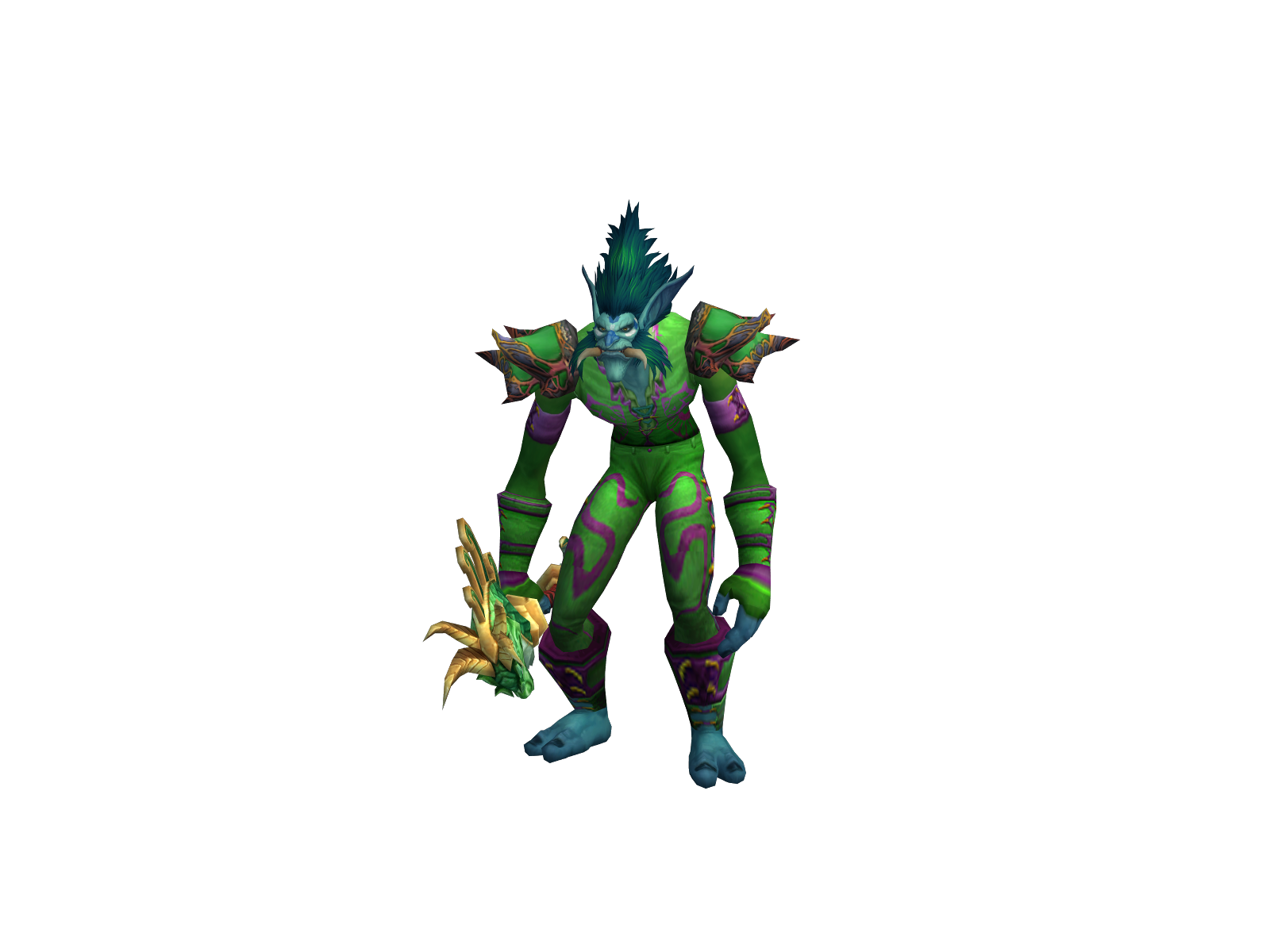 Cephalic 3D character render