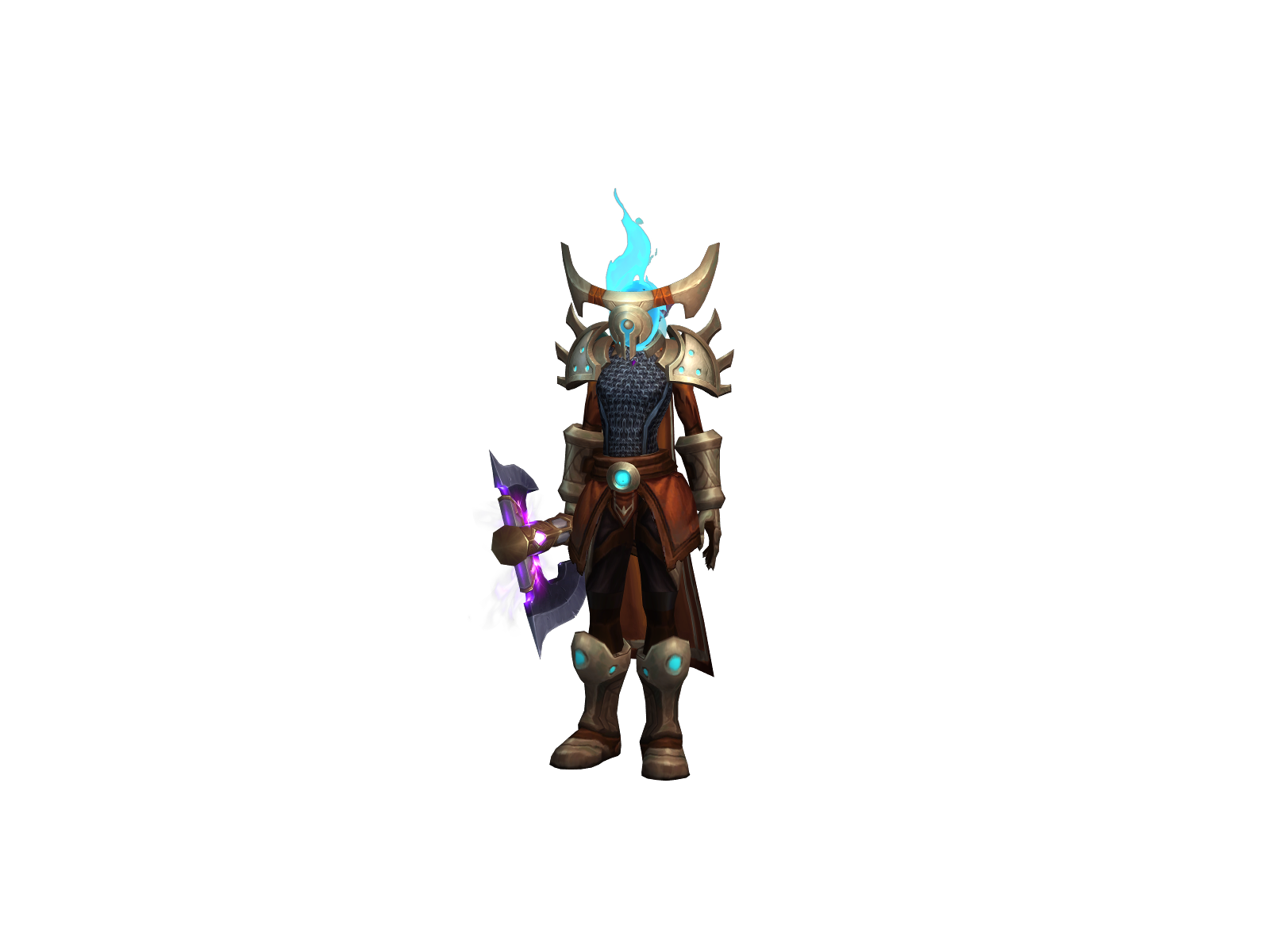 Mirrorshield 3D character render