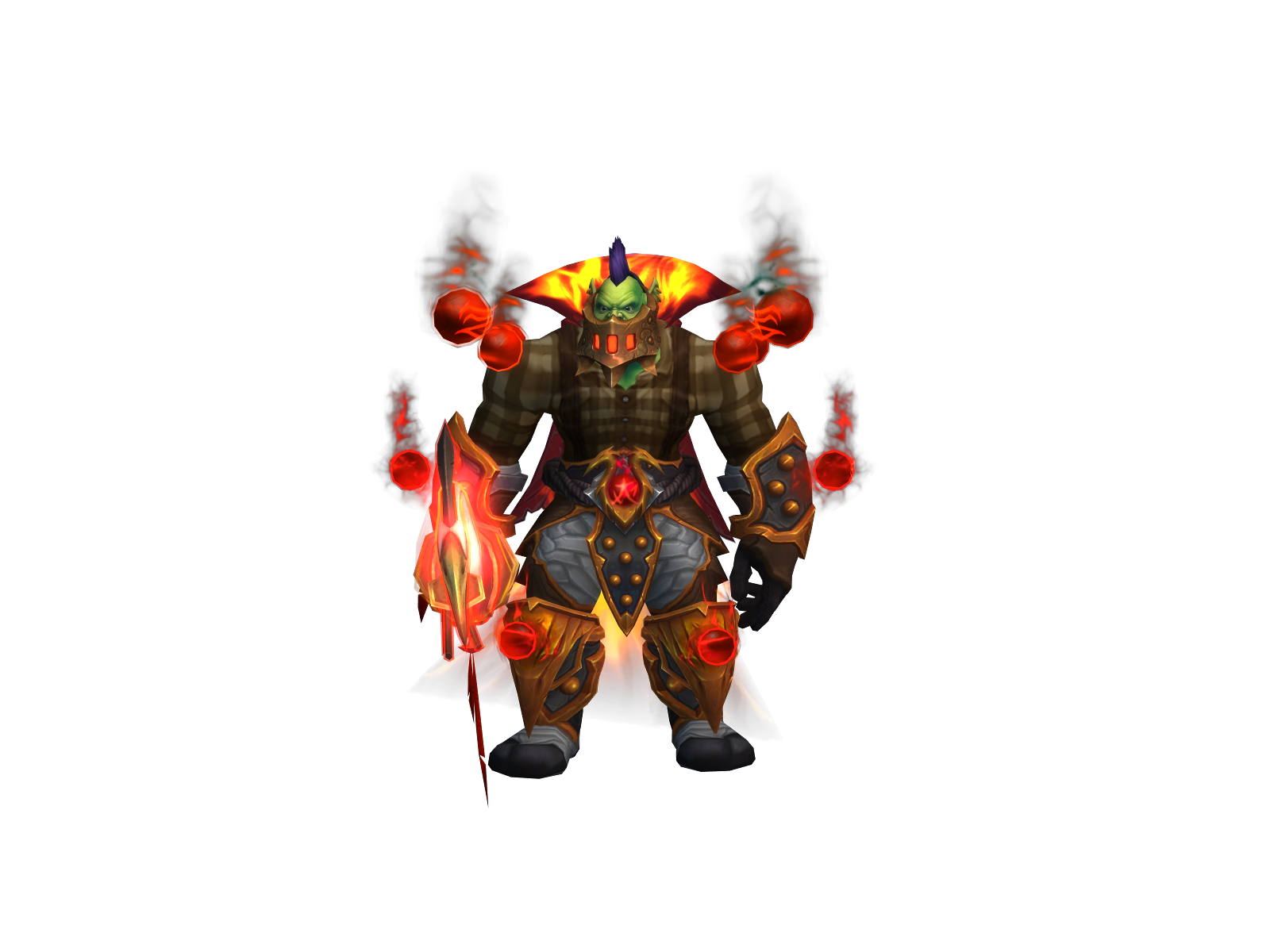 Bròkú 3D character render