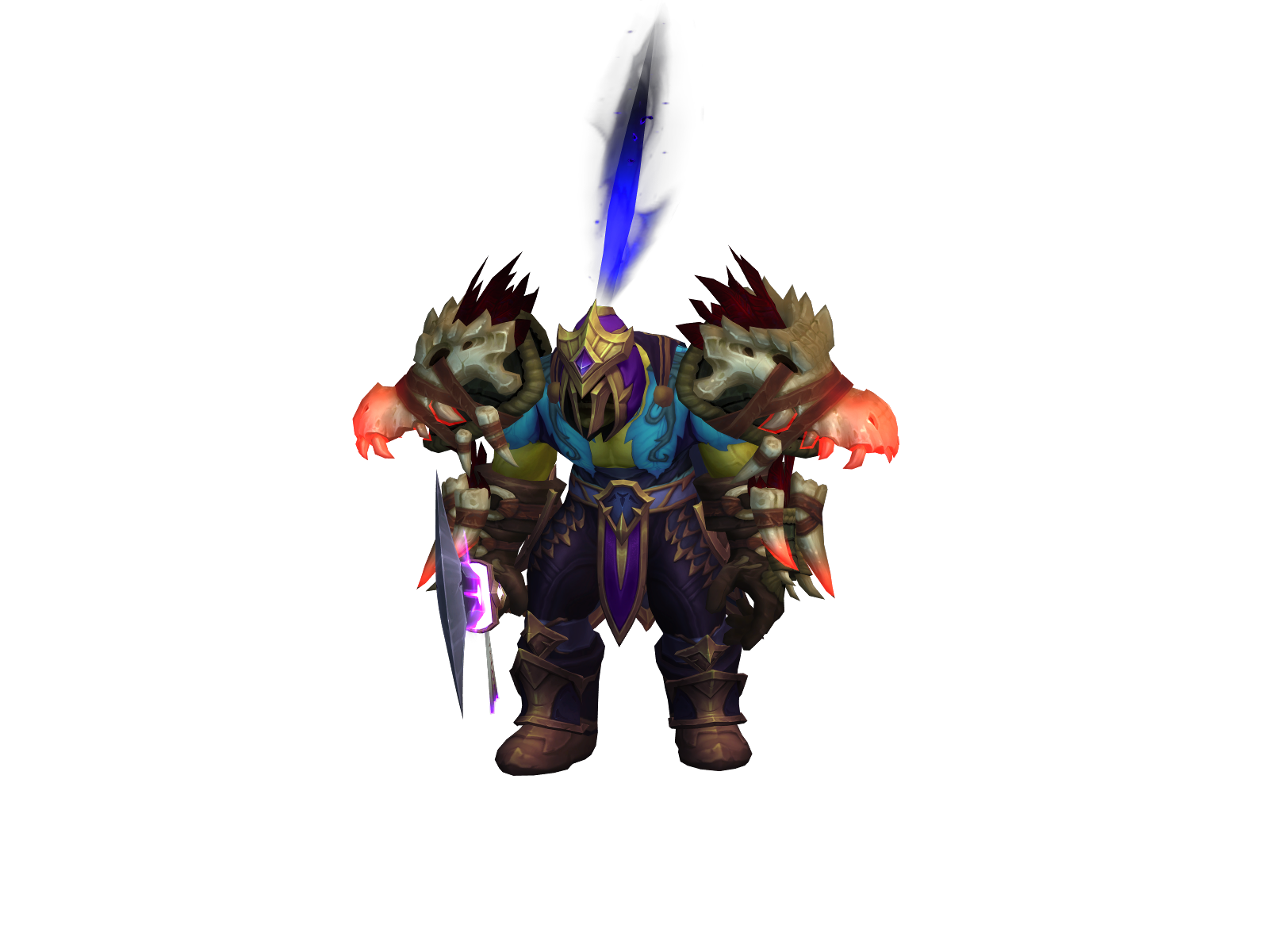 Extraprotein 3D character render