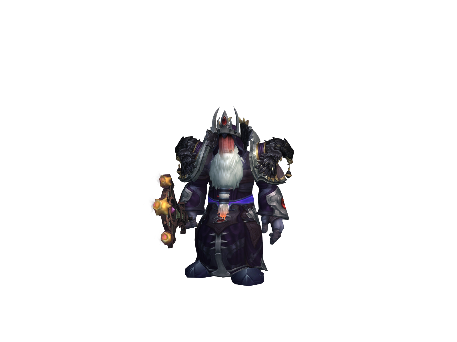Présidénta 3D character render