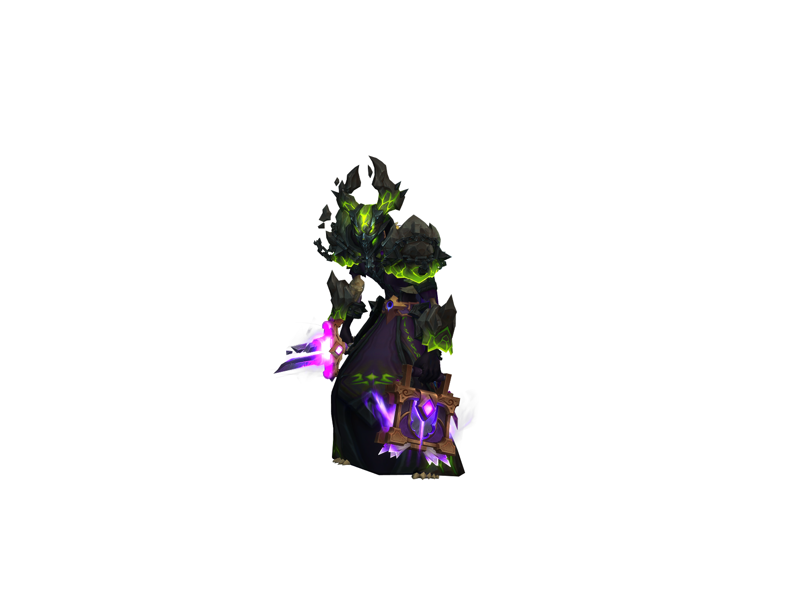 Forcepush 3D character render