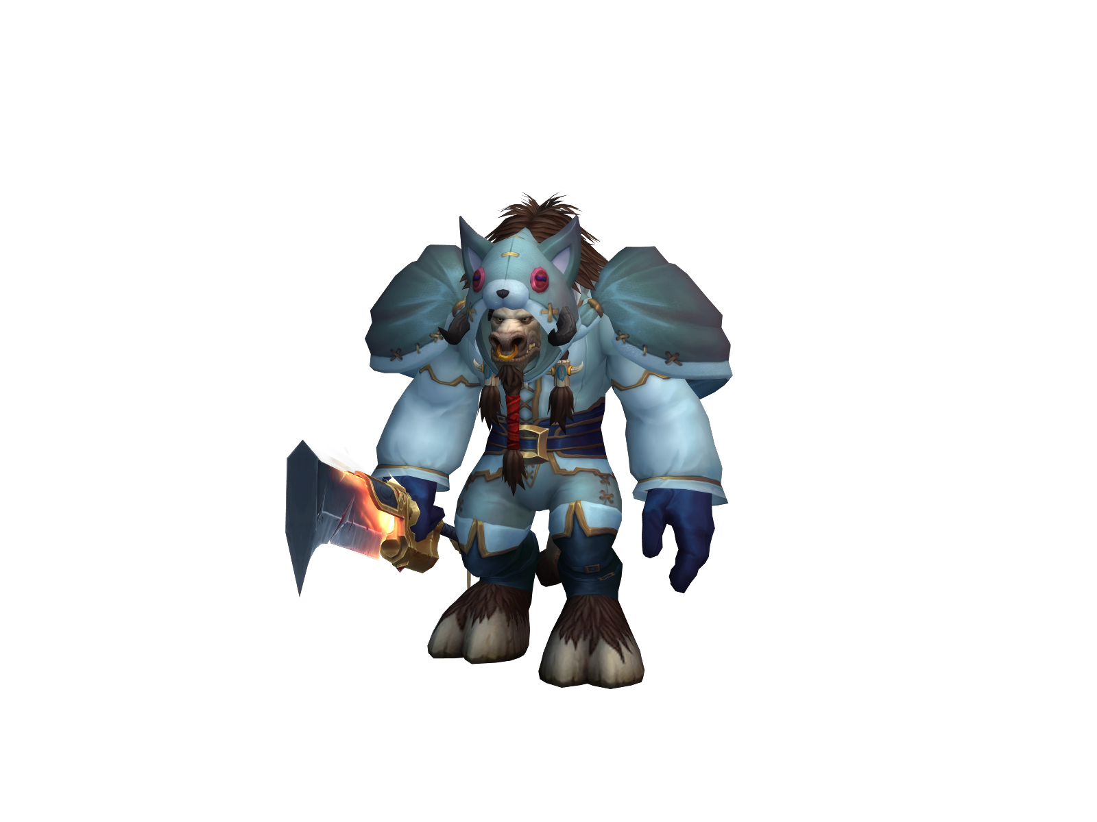 Brusly 3D character render