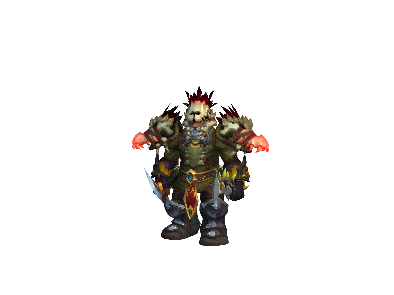 Microice 3D character render