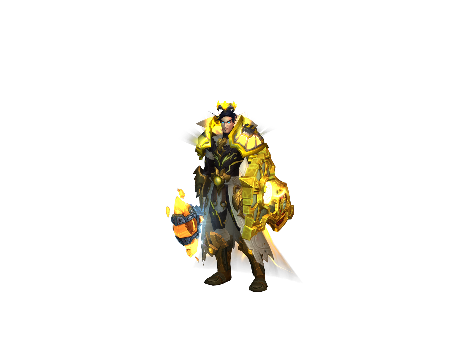 Trysteza 3D character render