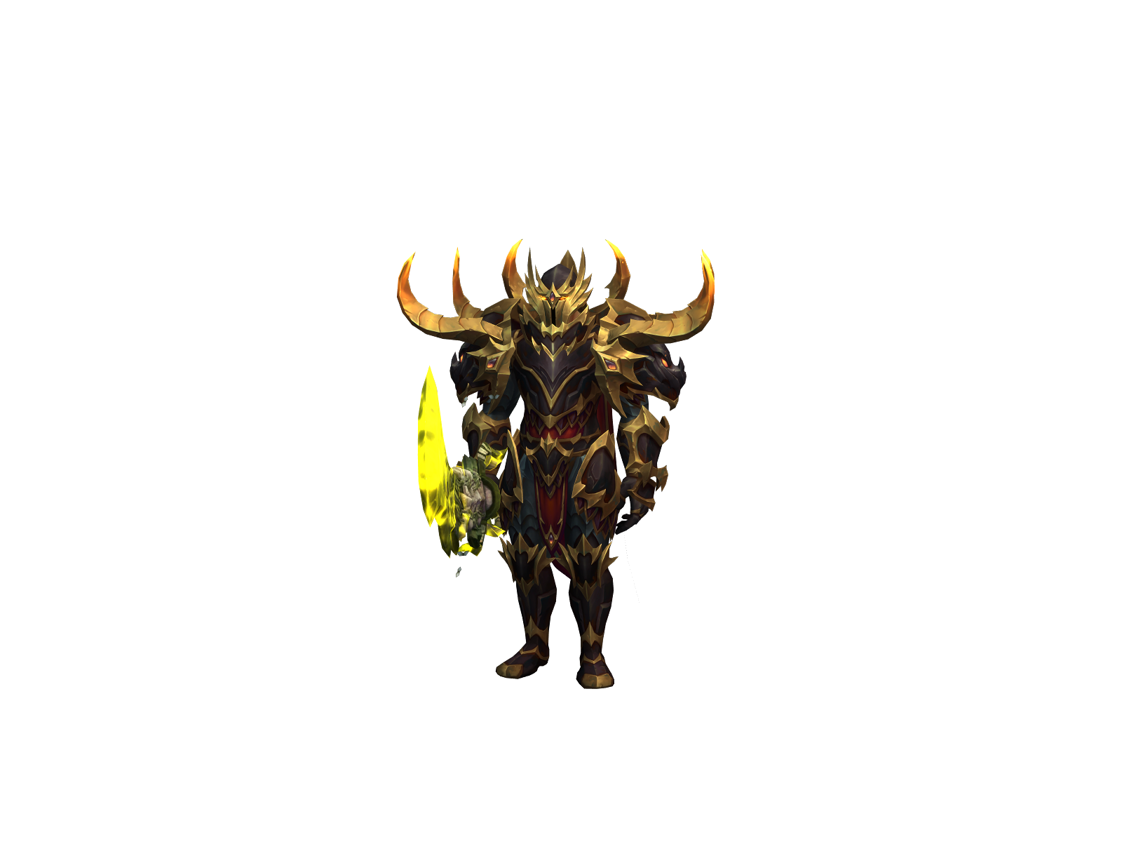 Emoknight 3D character render