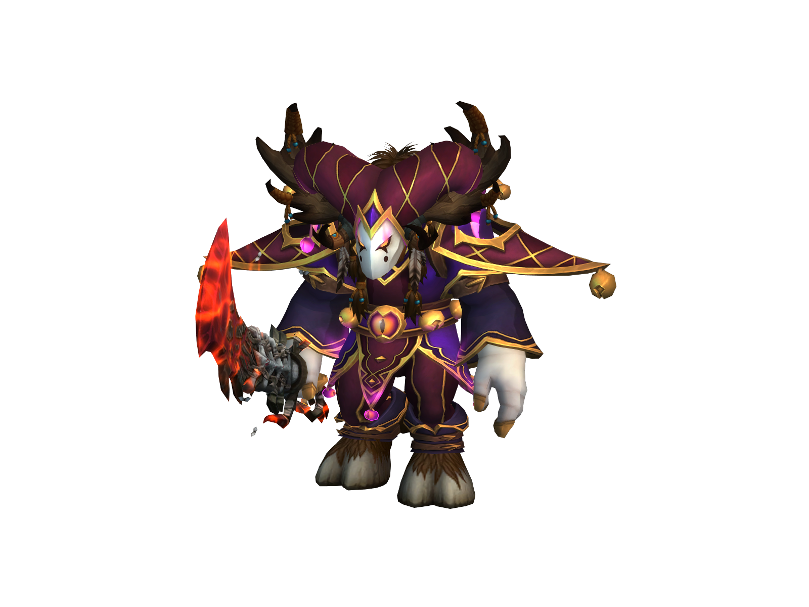 Perc 3D character render