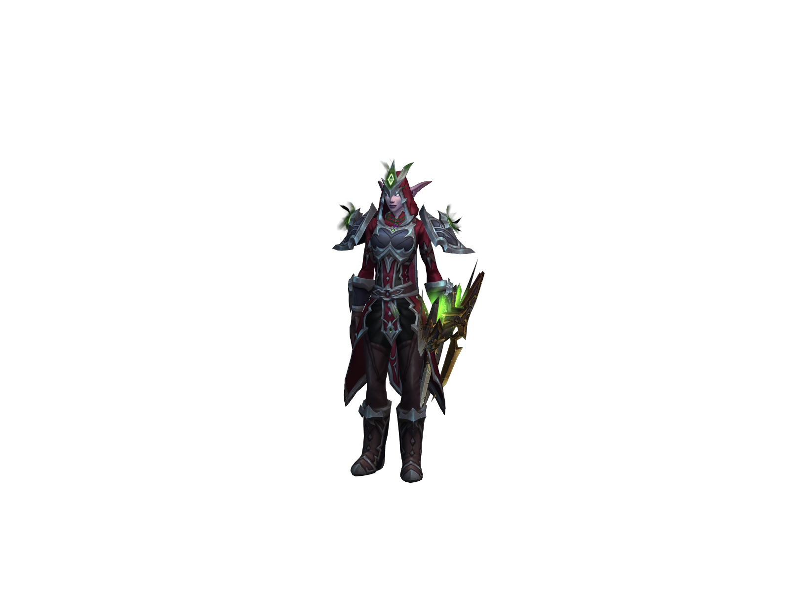 Luminous 3D character render
