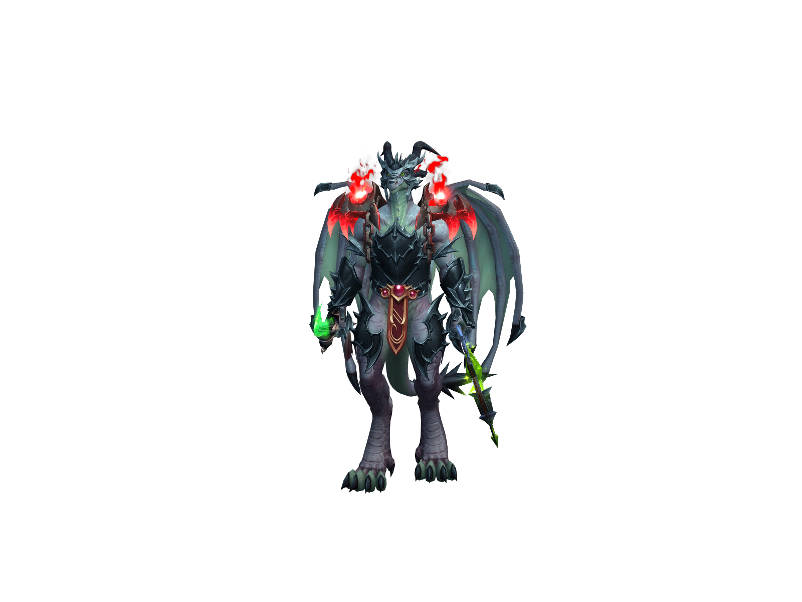 Ashtomouth 3D character render