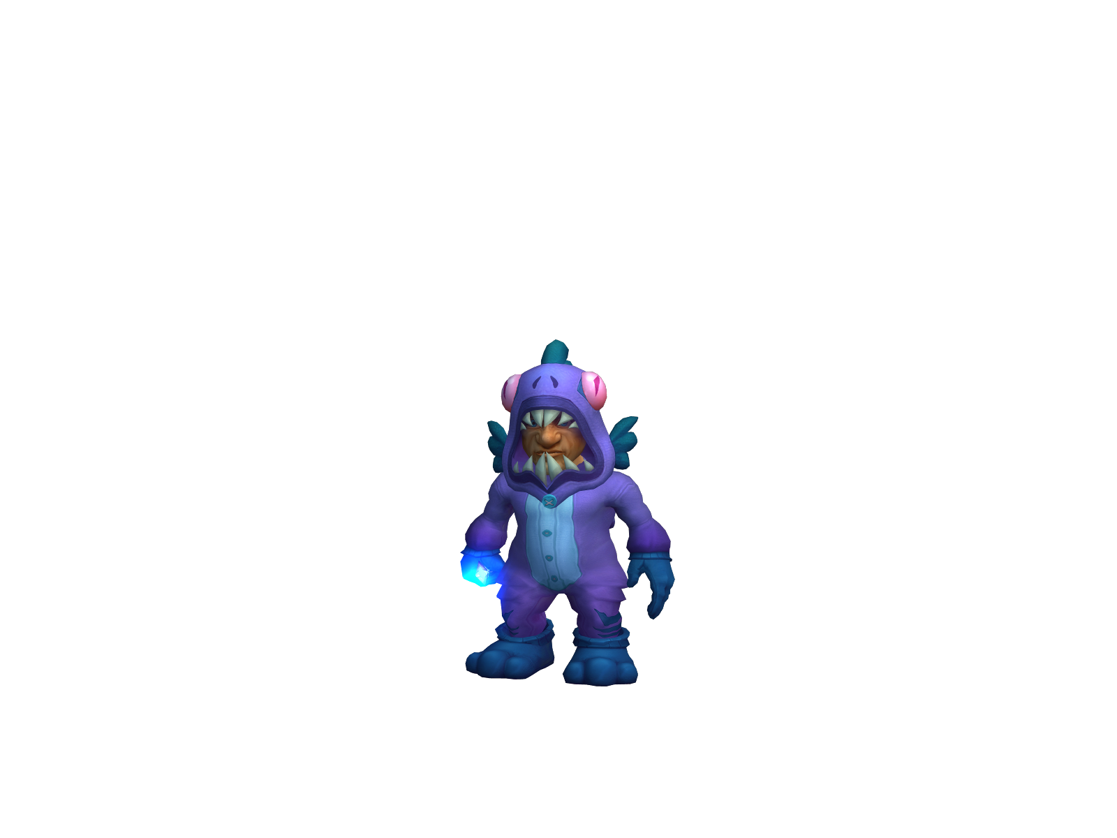 Wallee 3D character render