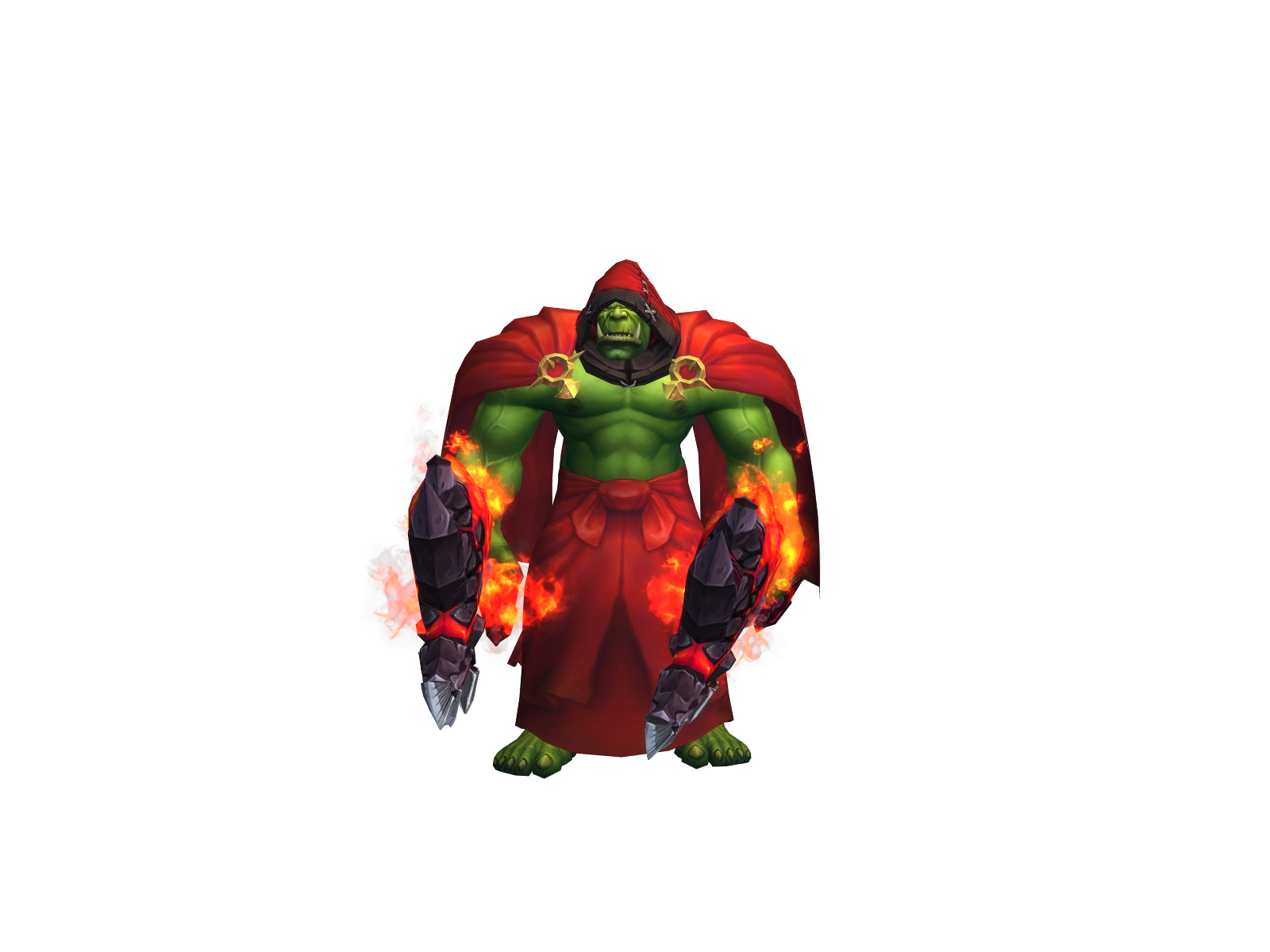 Angryorc 3D character render