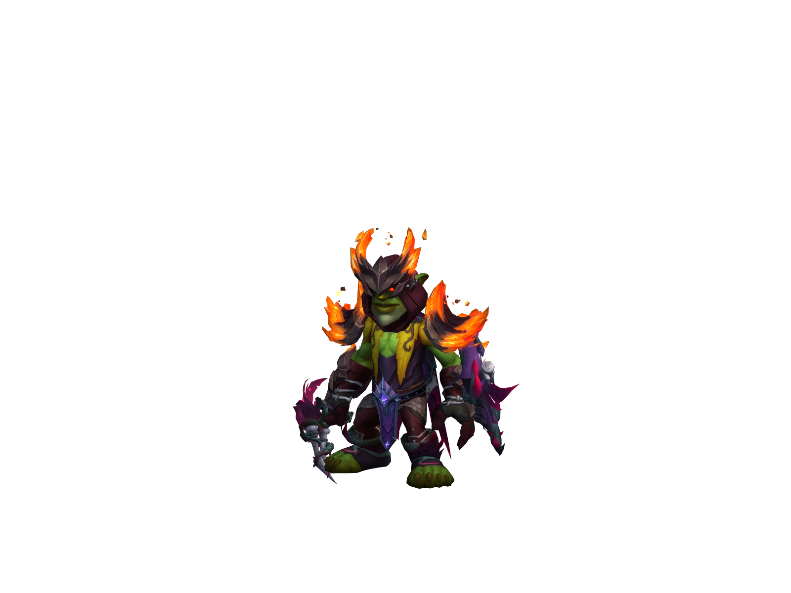 Podgeta 3D character render