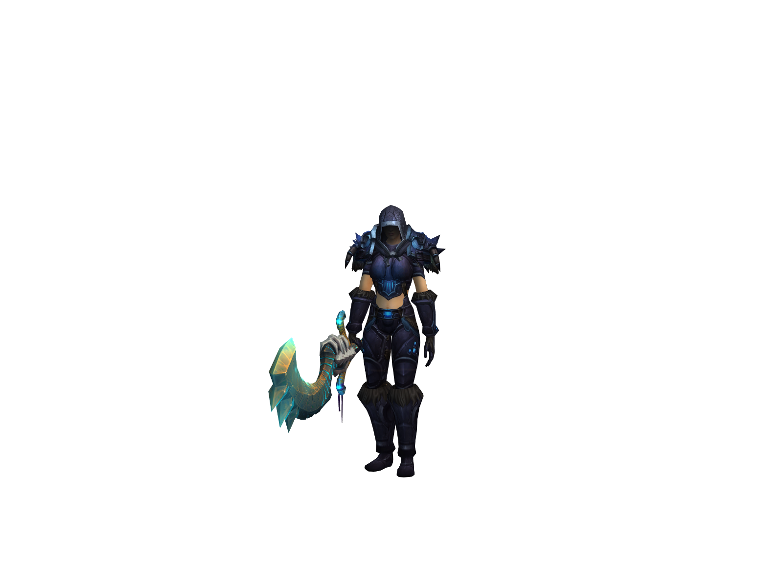 Dissociated 3D character render