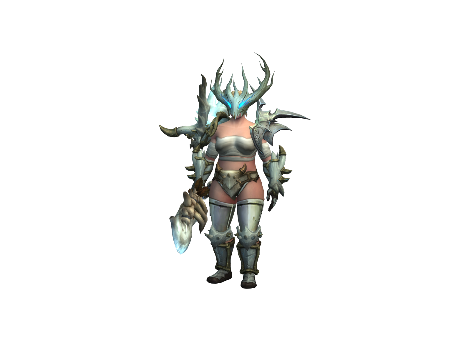 Bikinibrenda 3D character render