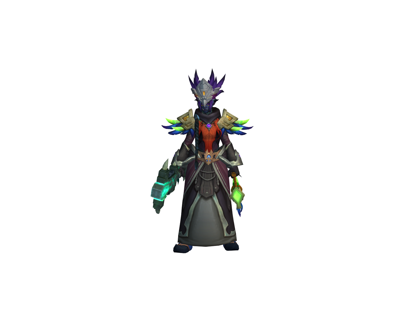 Peoniés 3D character render