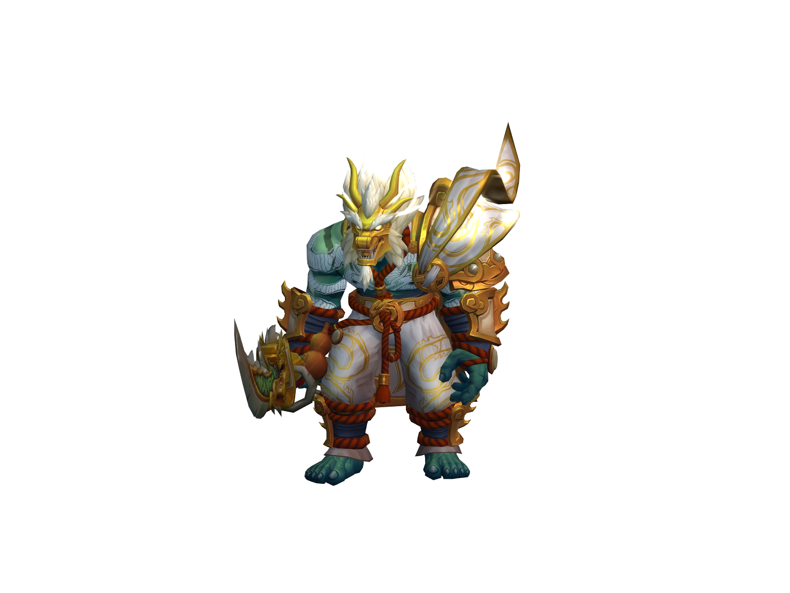 Orcgazm 3D character render