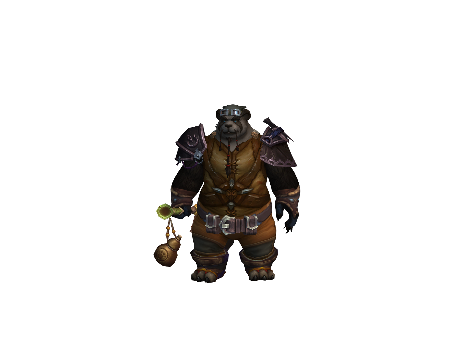 Hopsing 3D character render