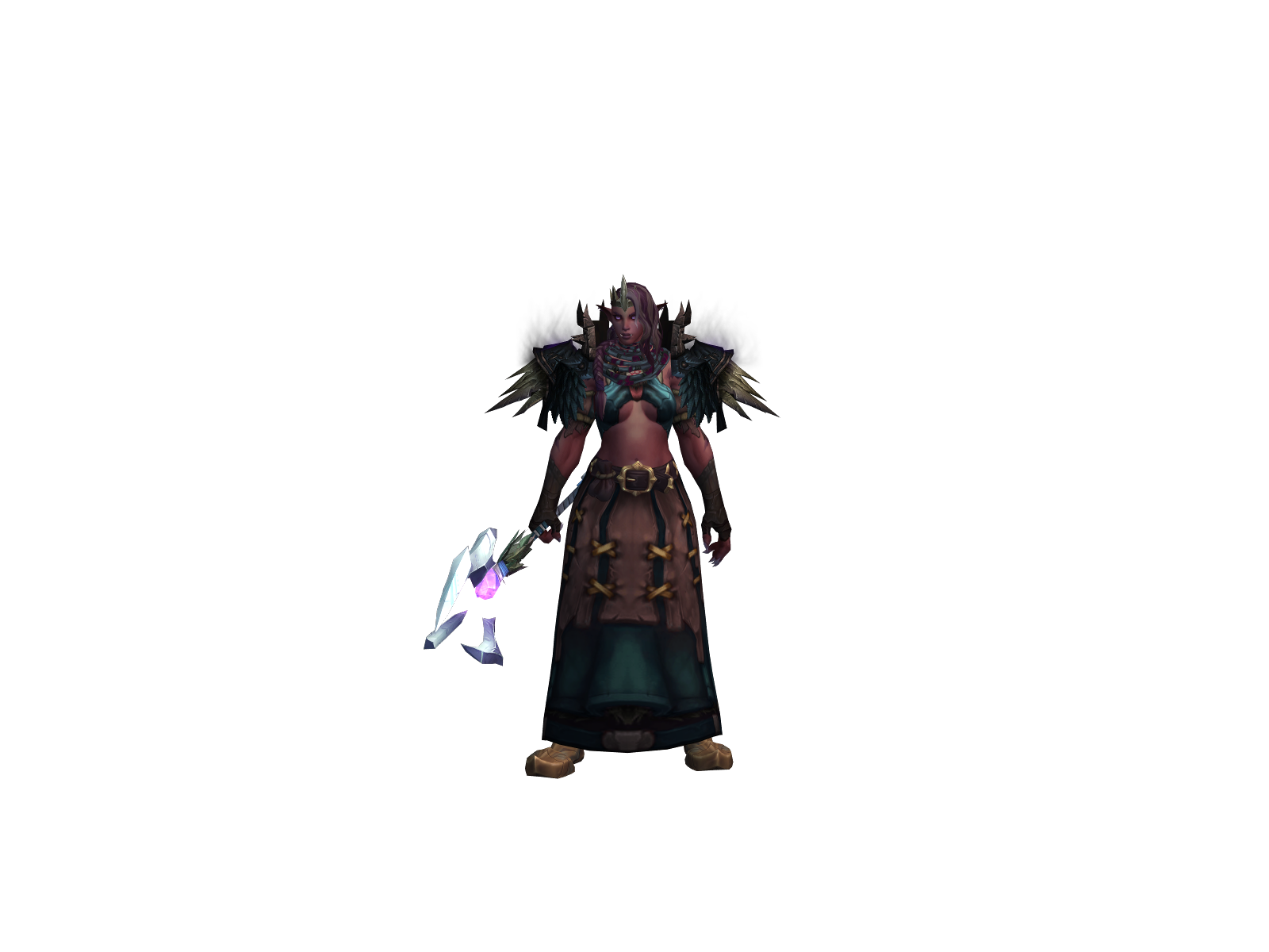 Browel 3D character render
