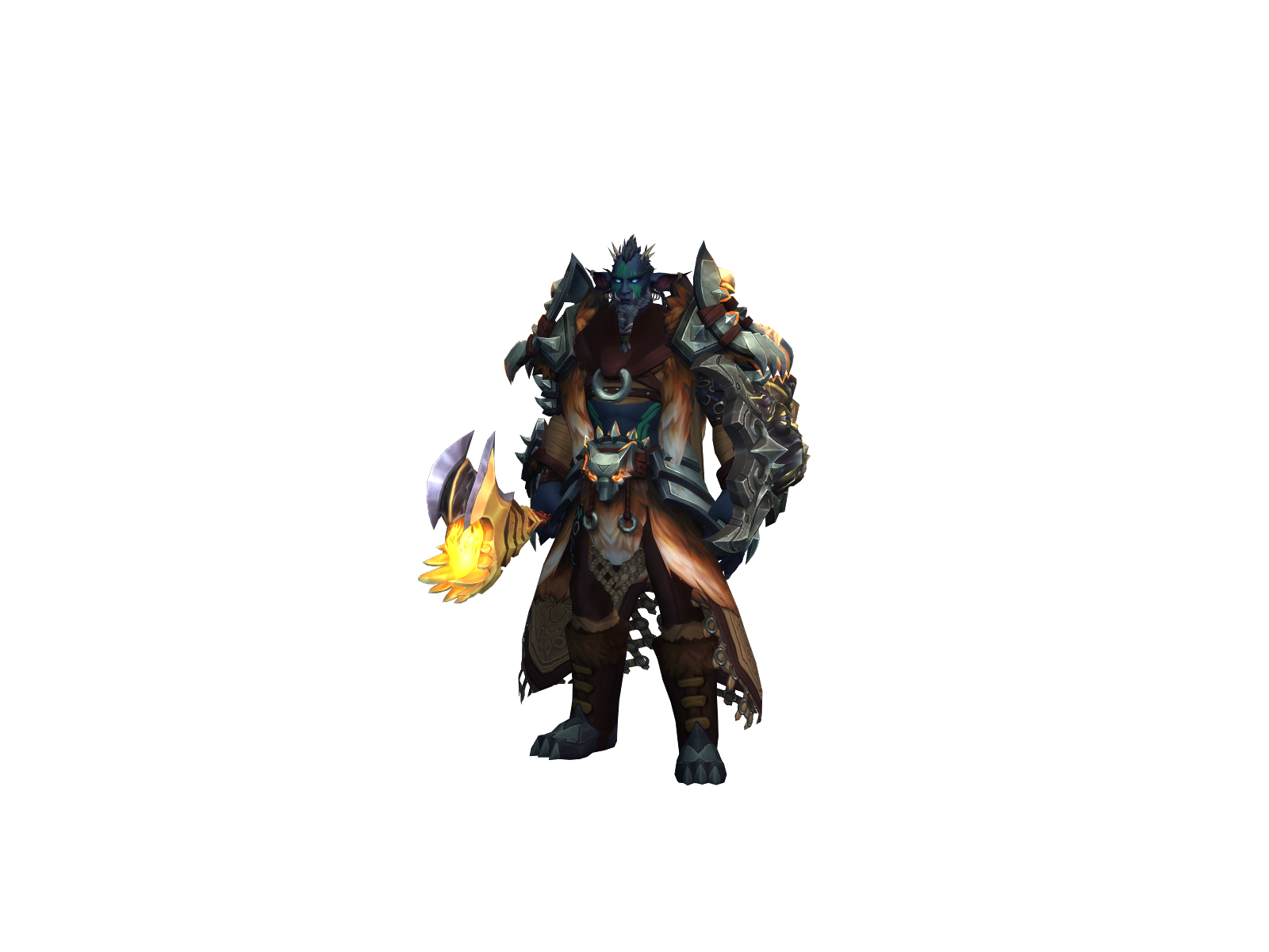 Donshock 3D character render