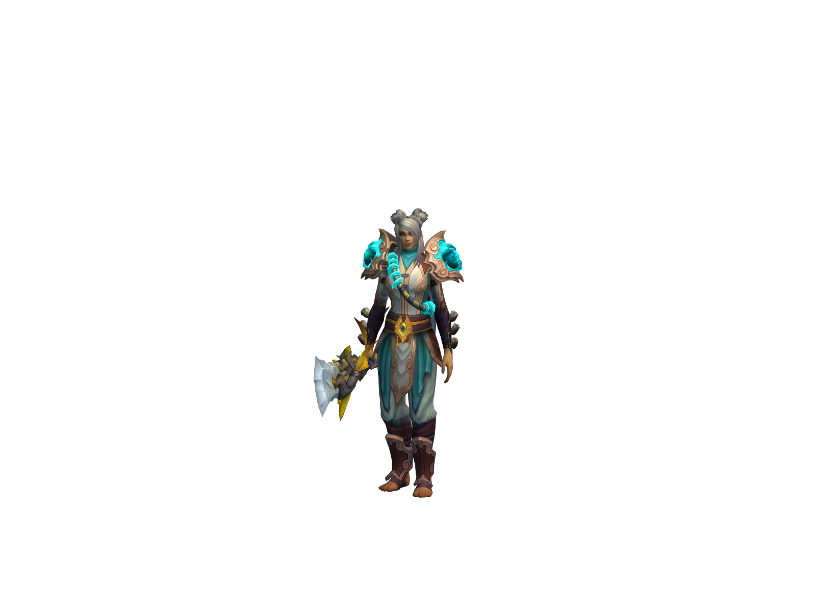 Bunbunmonk 3D character render