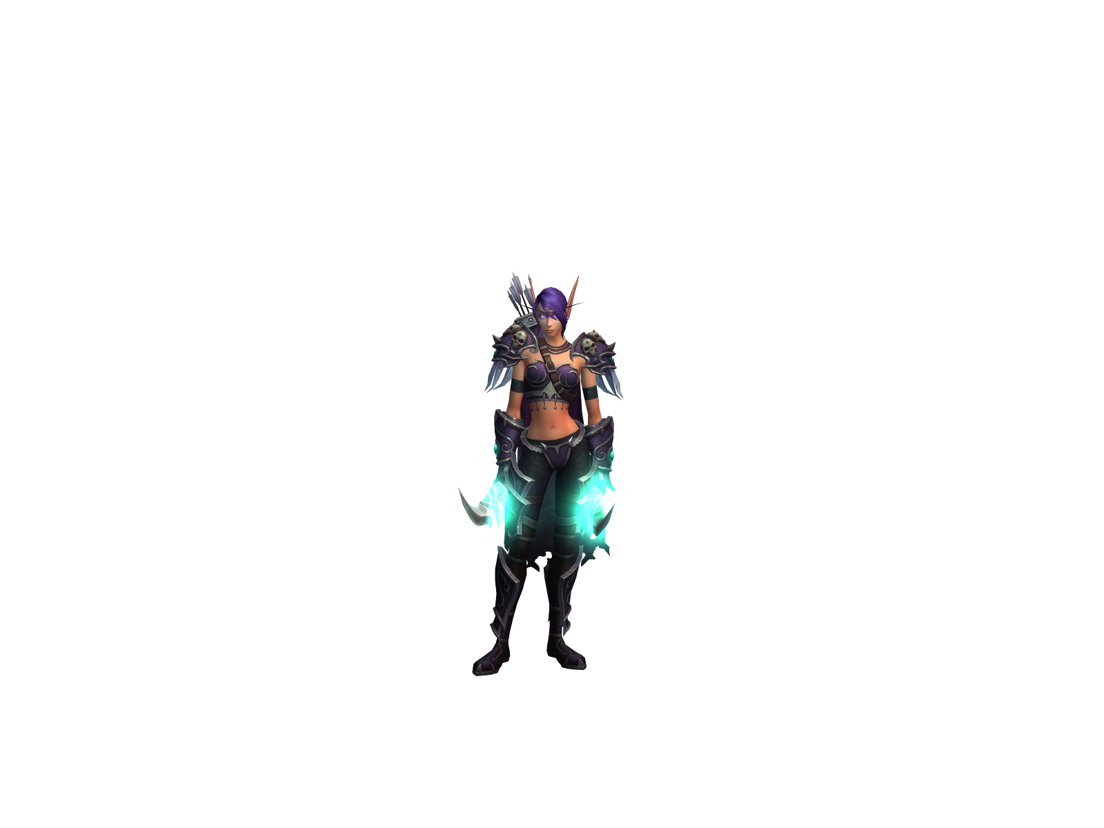 Msashviolet 3D character render
