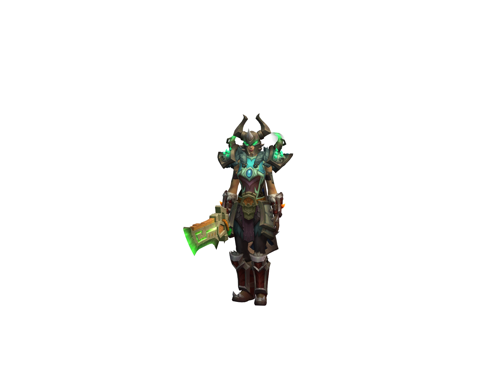 Luvial 3D character render