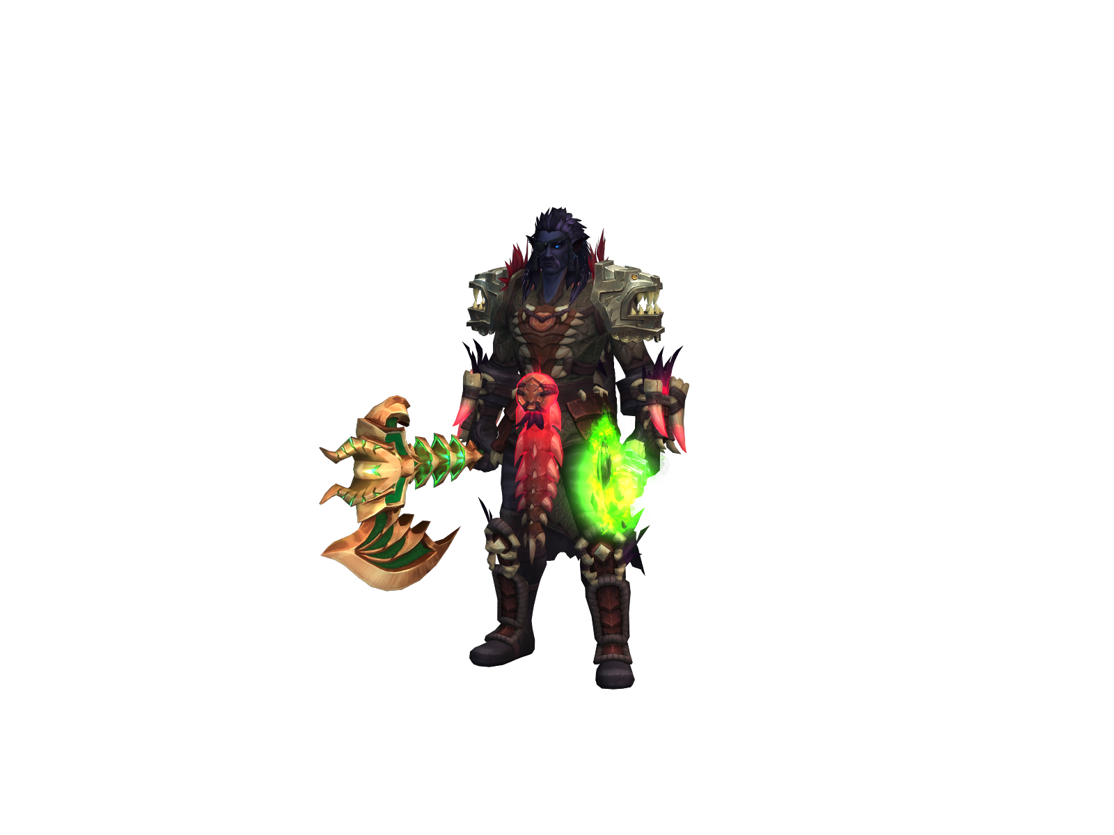 Hippieflipp 3D character render