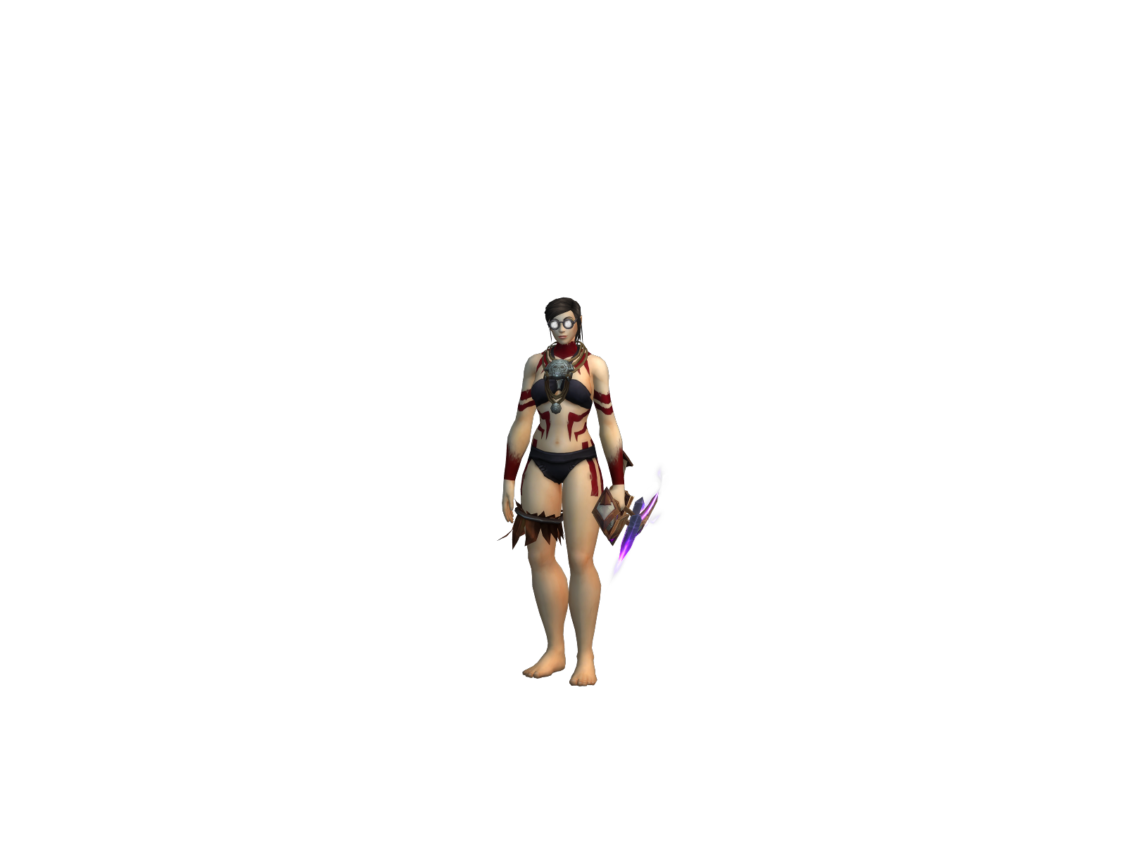 Peiching 3D character render