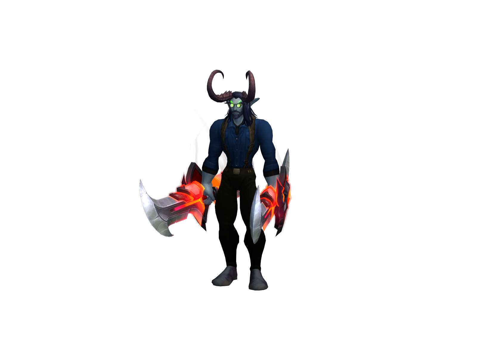 Oppaisan 3D character render