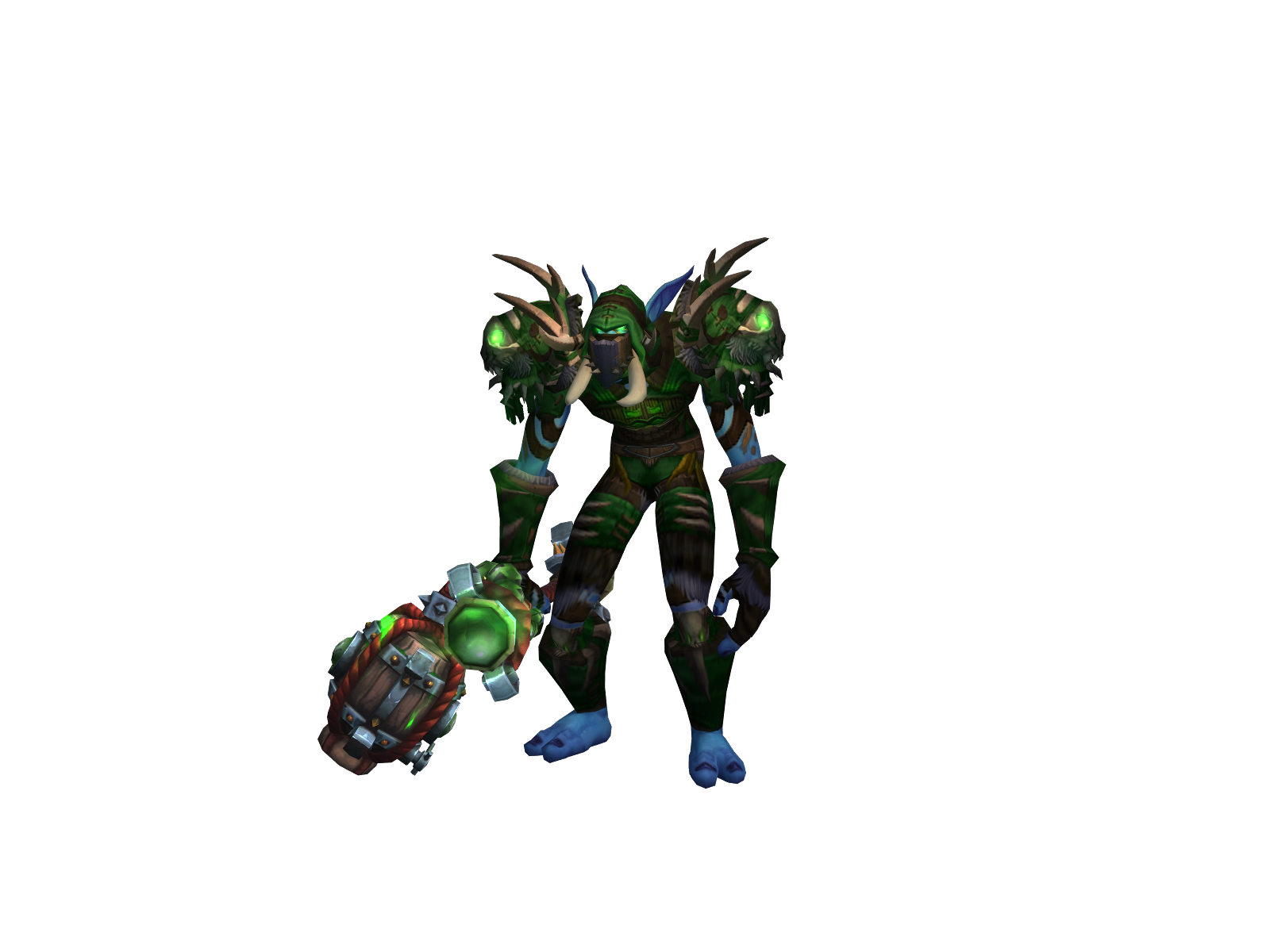 Hurroocane 3D character render
