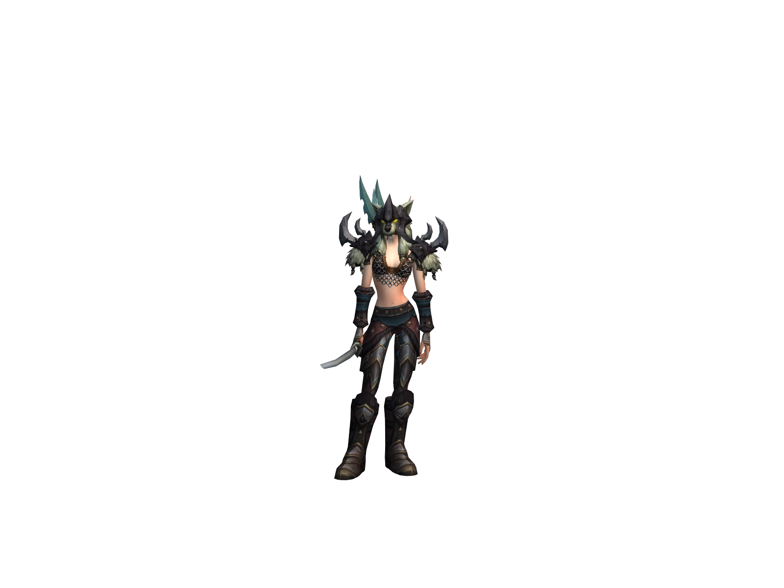 Amirror 3D character render