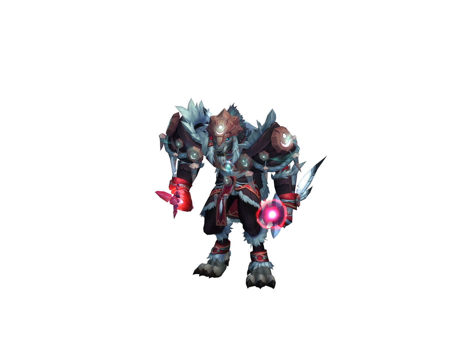 Deadlynature 3D character render