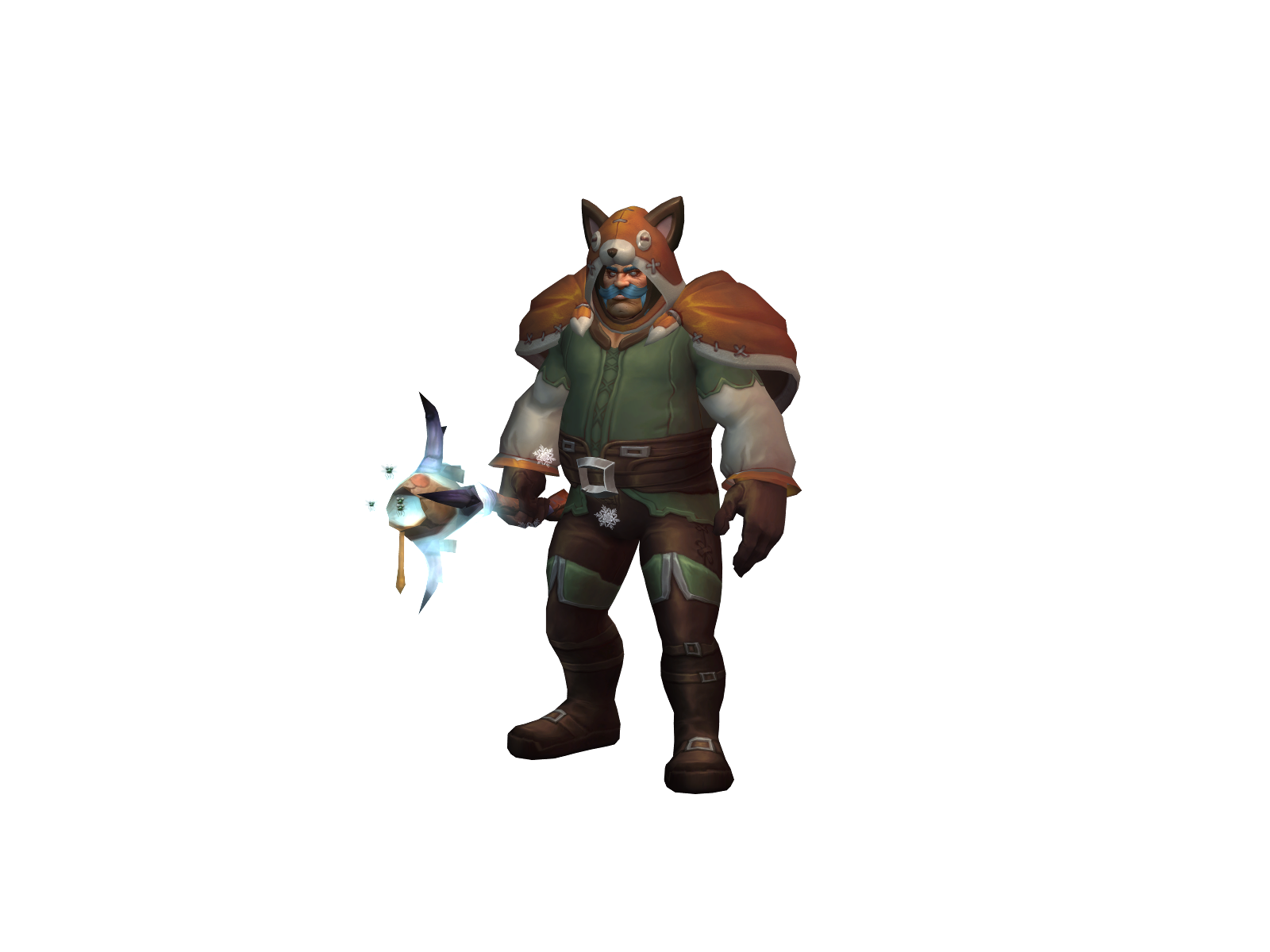 Fuzyknockerz 3D character render