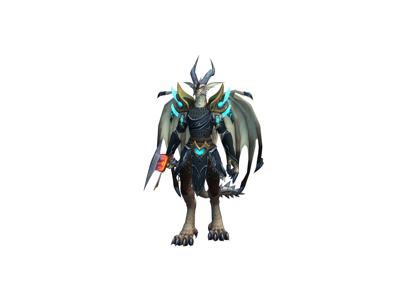 Achllia 3D character render