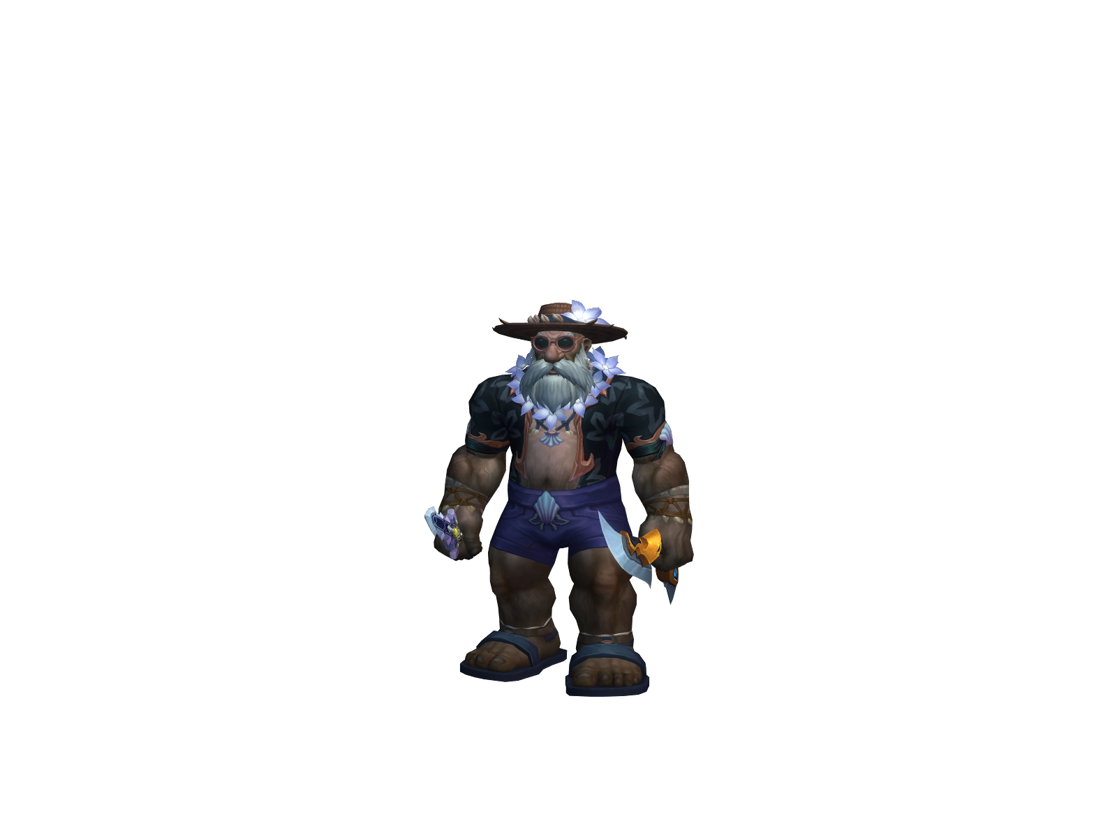 Azarii 3D character render