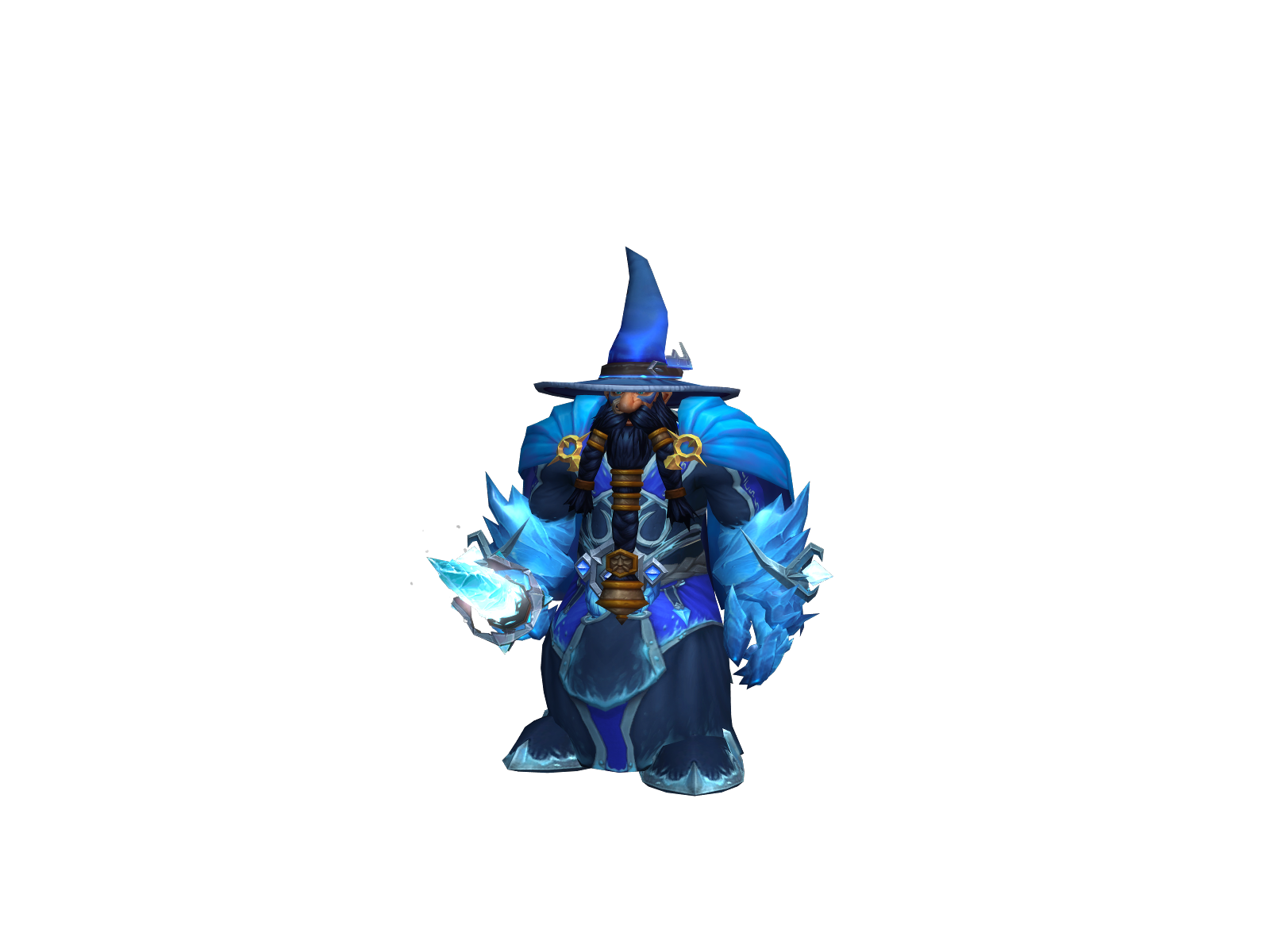 Lunched 3D character render