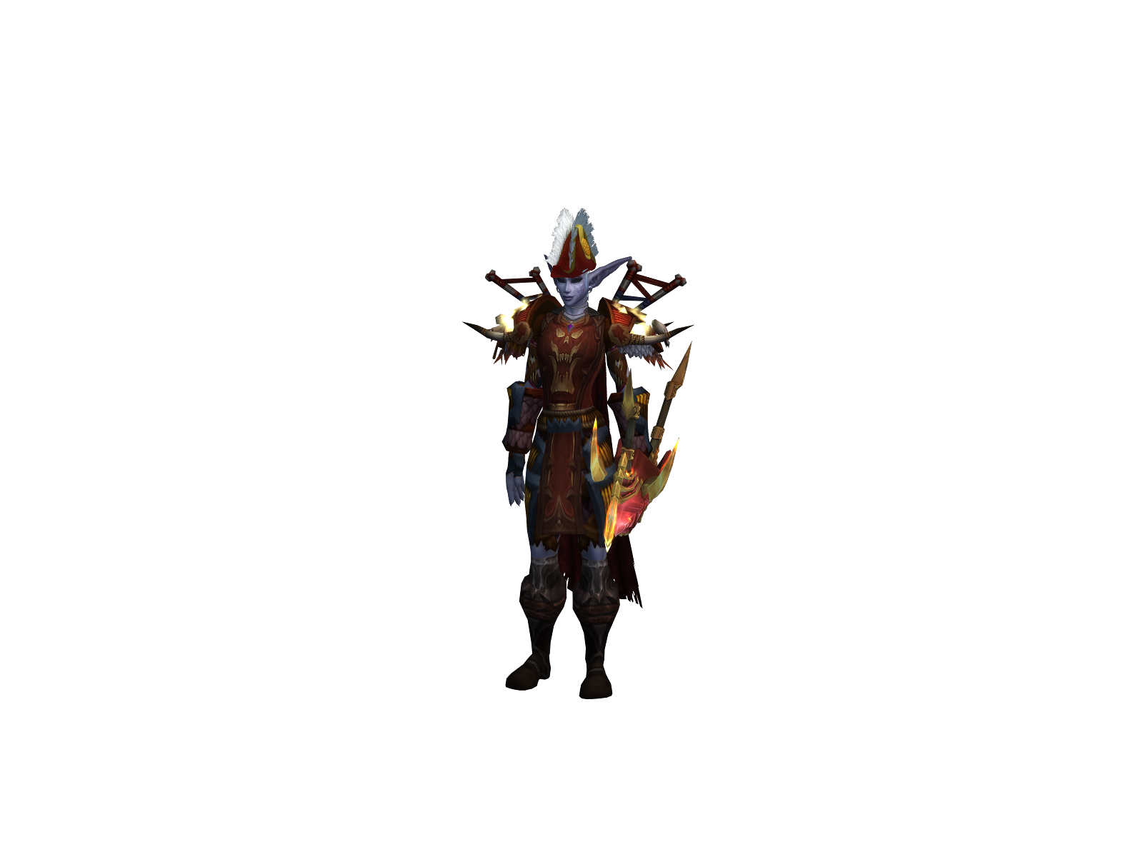 Streetlamp 3D character render