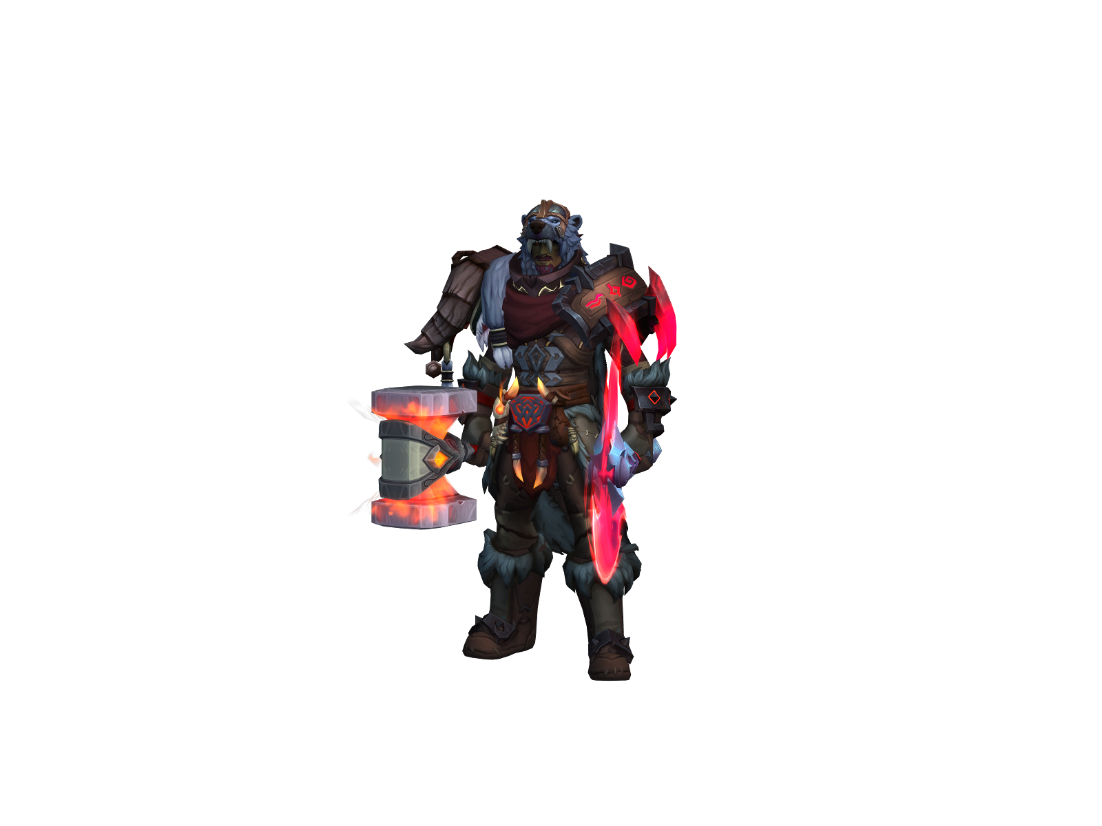 Mystcaller 3D character render