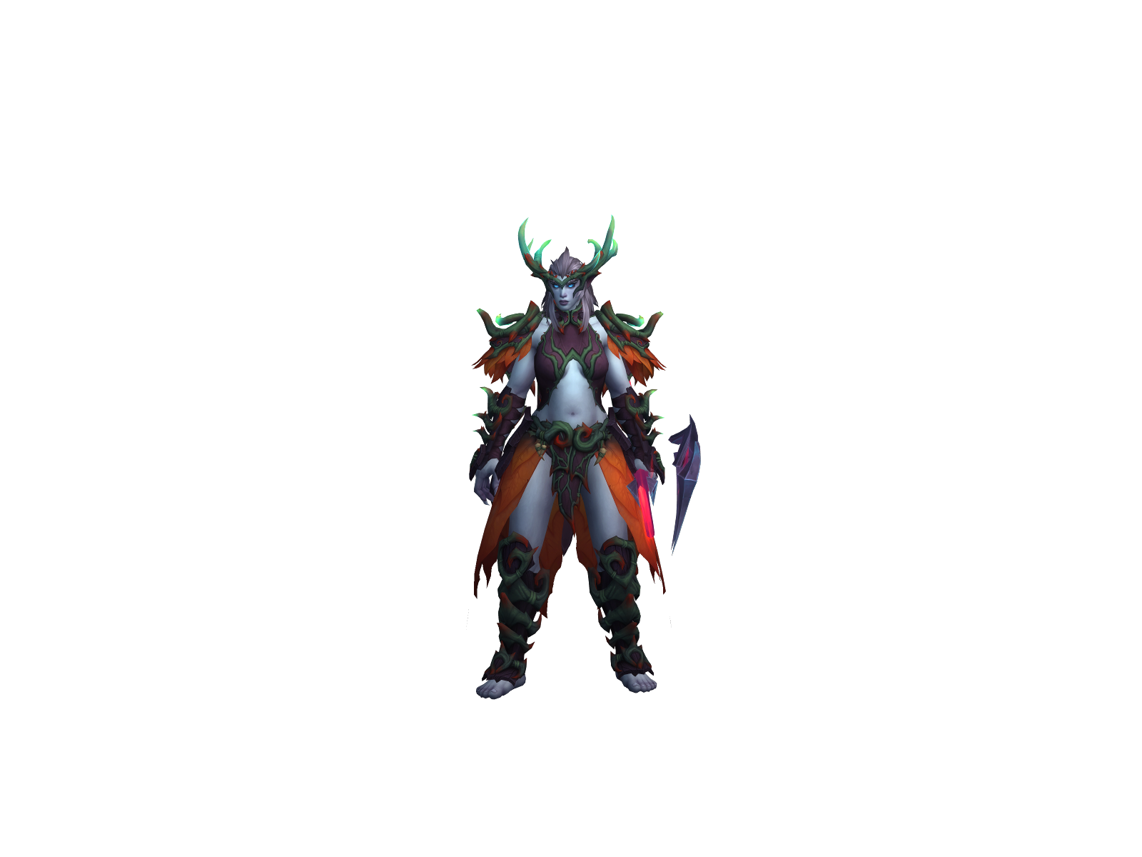 Huntermama 3D character render