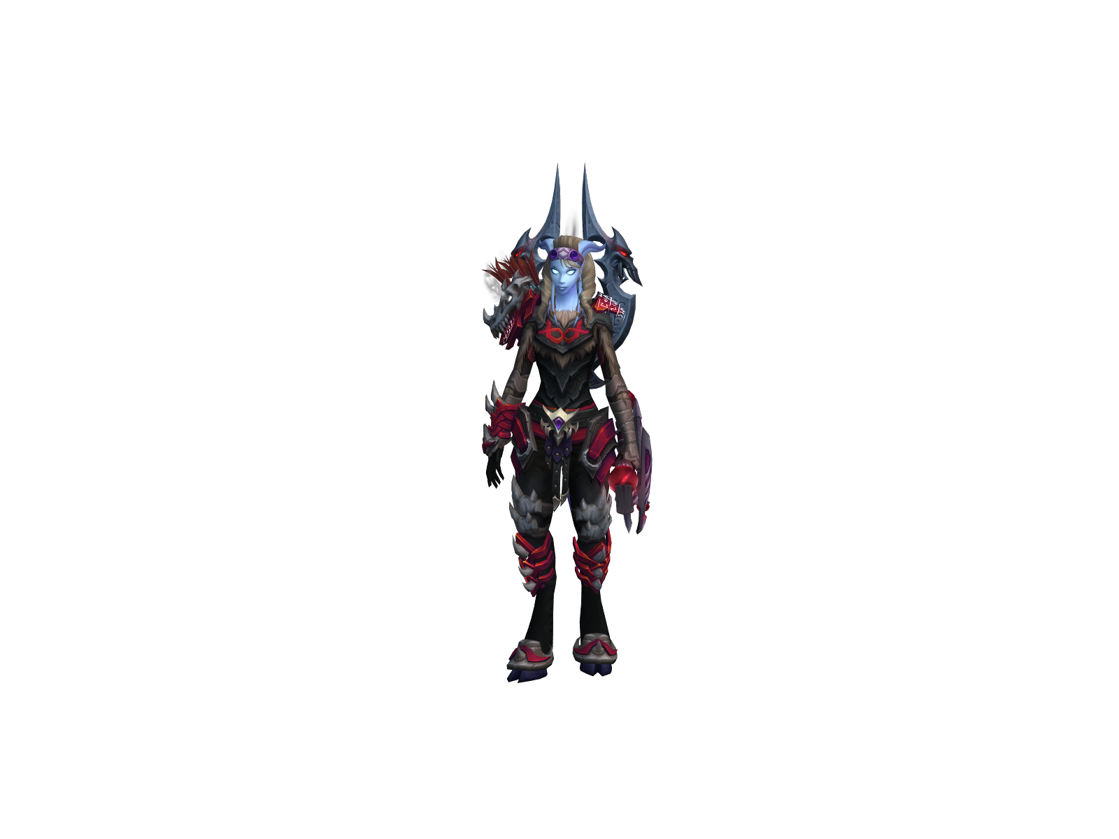 Nakti 3D character render