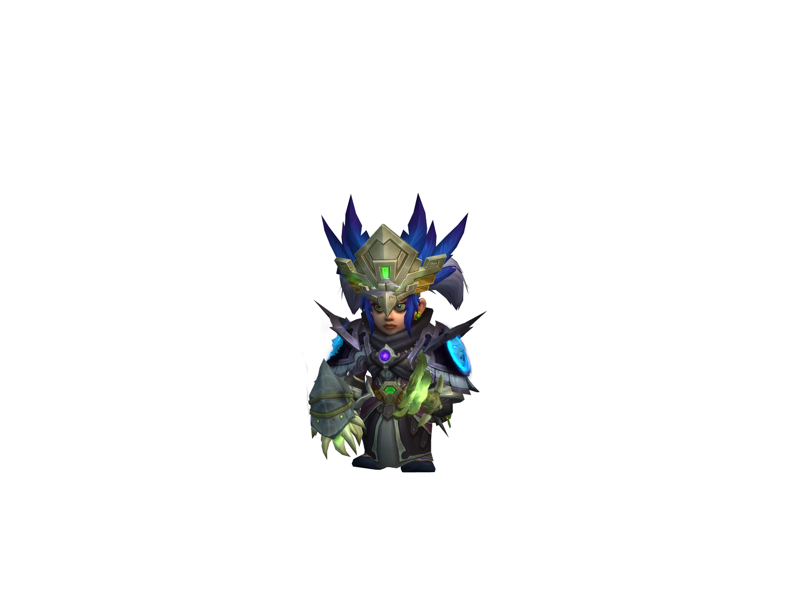 Crazyshadow 3D character render