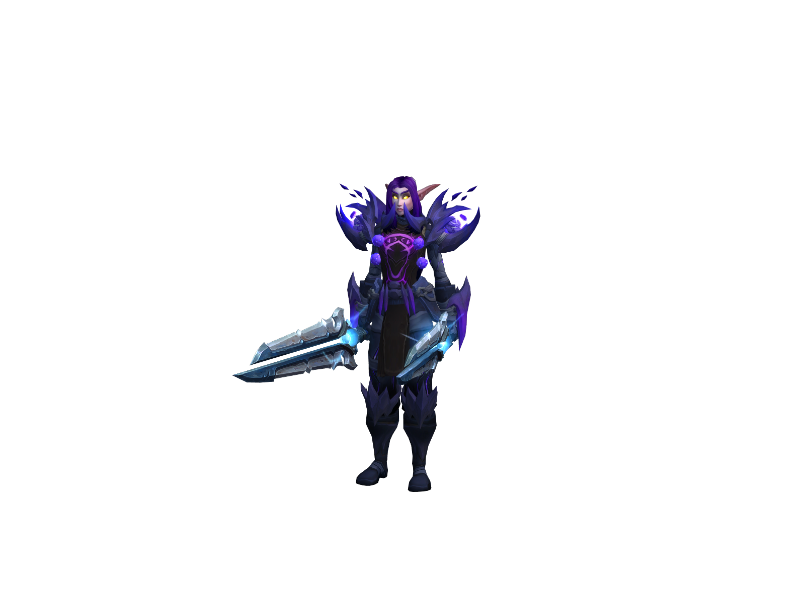Dyaing 3D character render