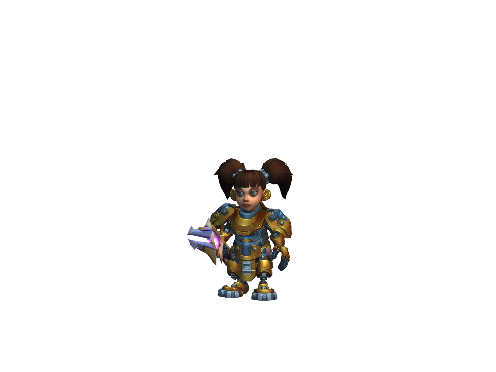 Gimmechoco 3D character render