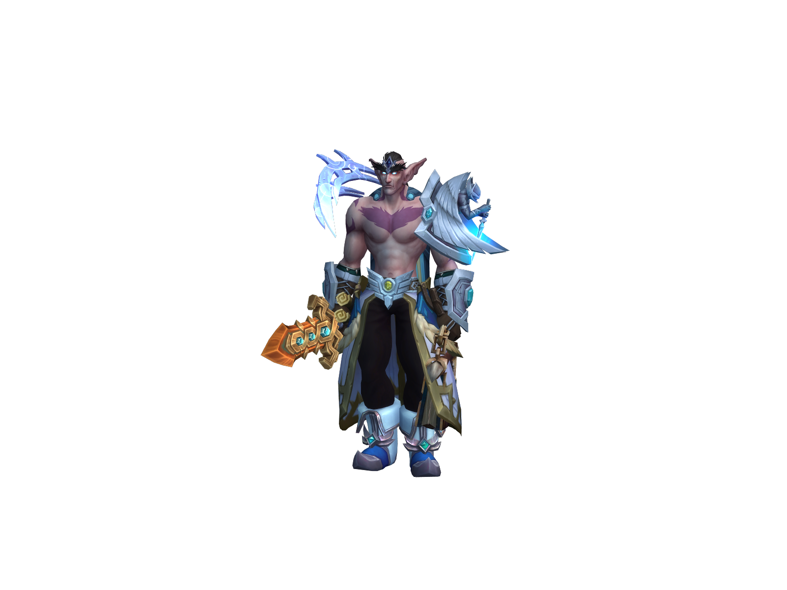 Moistshadow 3D character render